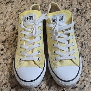 Yellow Canvas Sneakers
